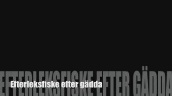 Ловля щуки троллингом / Efterleksfiske efter gadda
